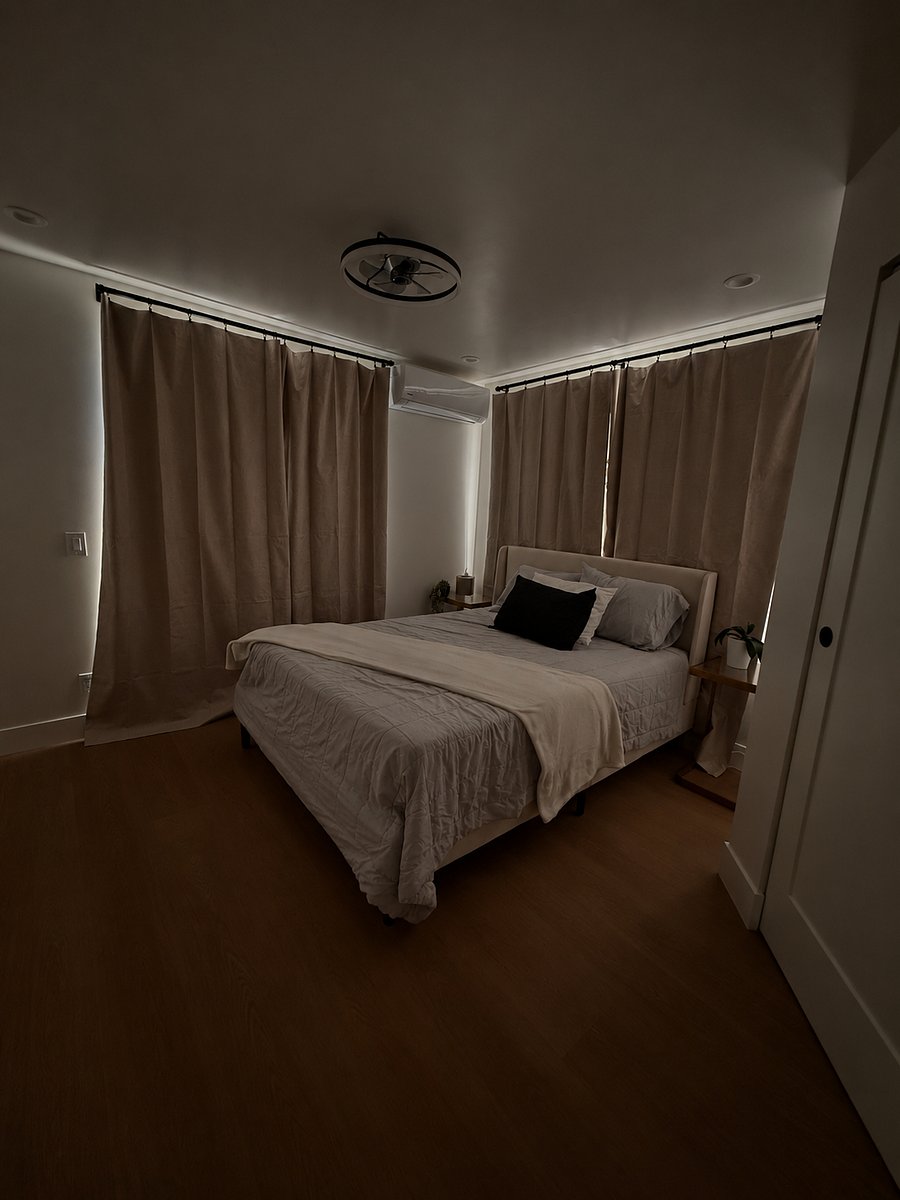 blackout curtains