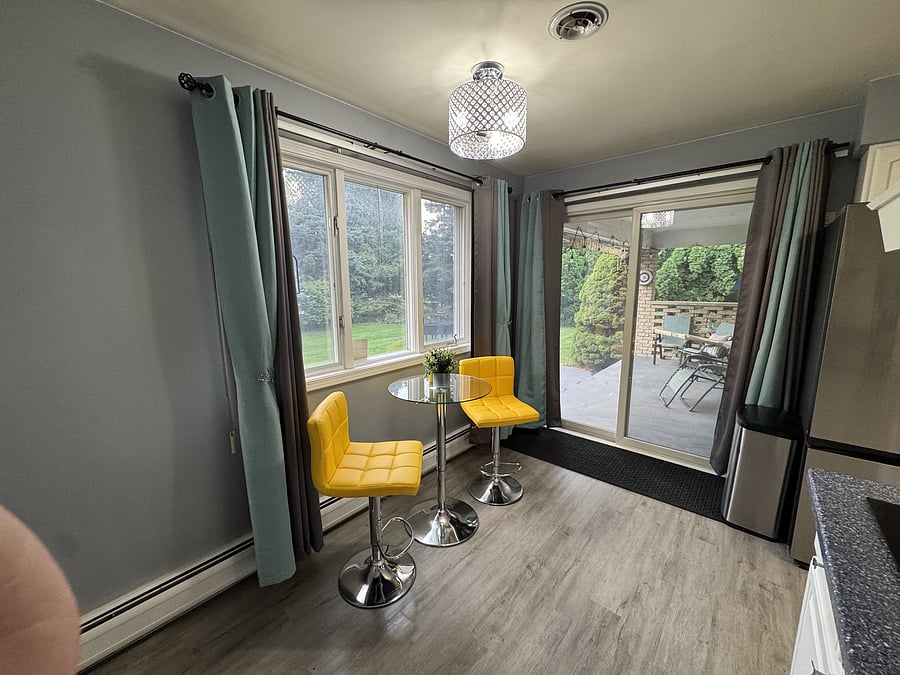 Kitchen Nook and Door to Patio