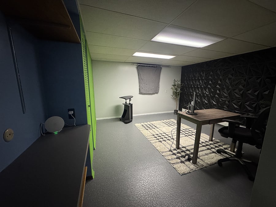 Podcast Room in Basement Photo #2