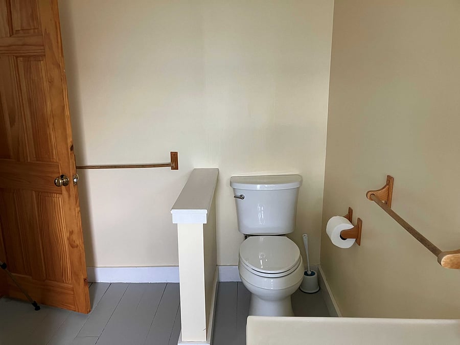 Primary bathroom.