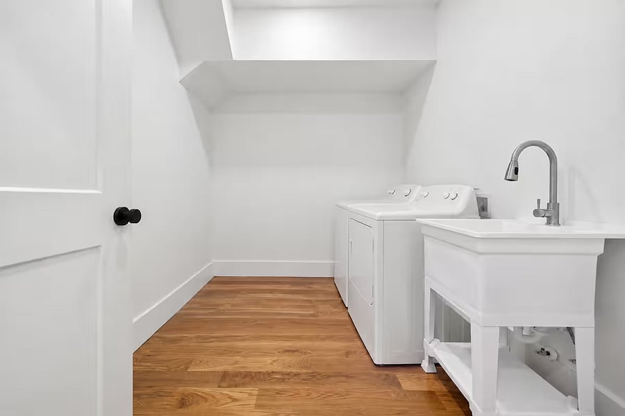 Laundry Room Equipped with Washer and Dryer