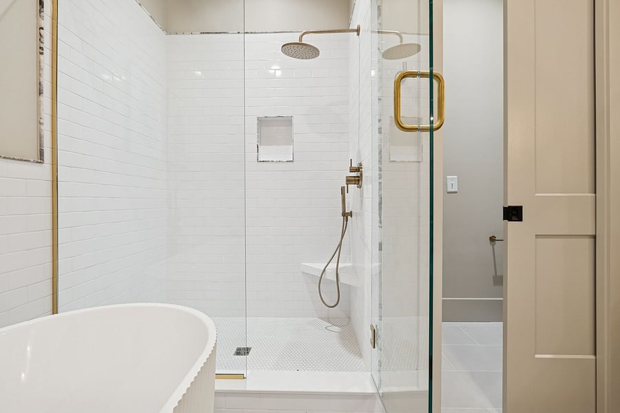 Stand Up Shower in Second Floor Primary Bathroom
