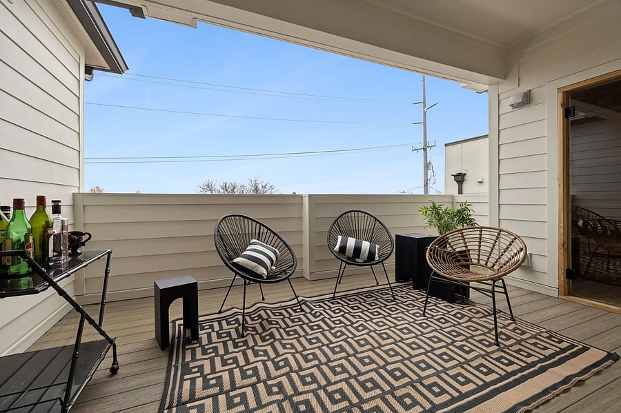 Rooftop with Downtown Views