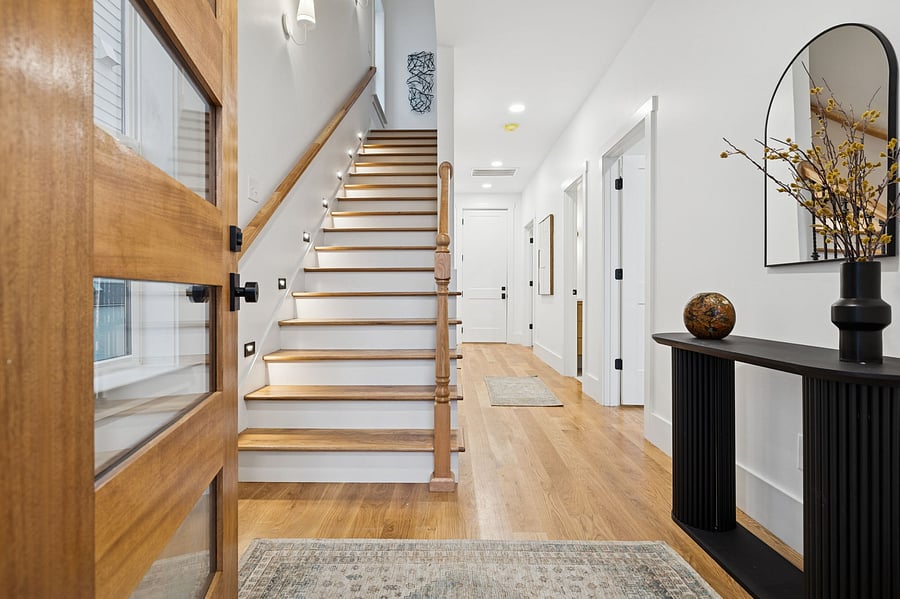 Front Entrance with Stairs to Second Floor
