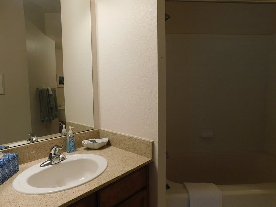 Ensuite guest bath