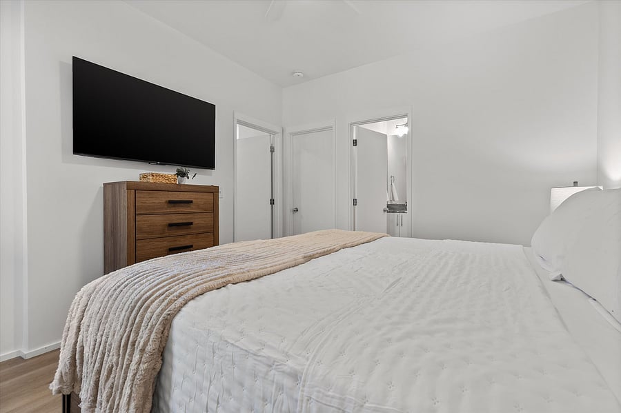 Primary King Suite with Smart TV