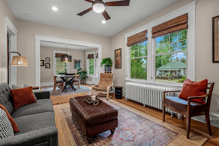 Upon entry you'll be greeted by a comfortable and cozy living room; perfect for lounging solo on your time off or hosting local friends, work mates and family members.