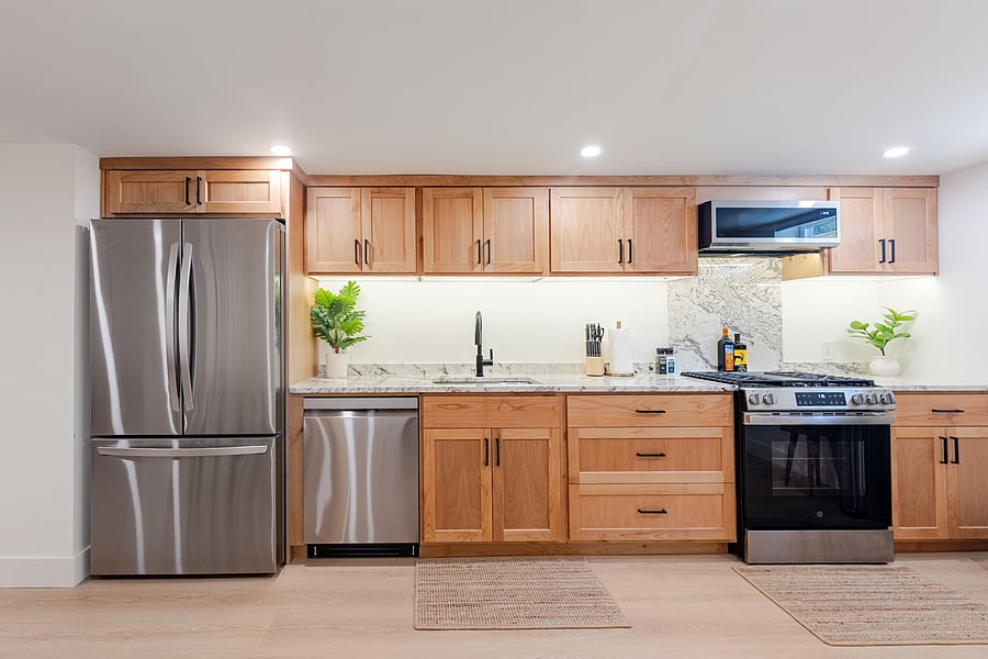 Basement full kitchen