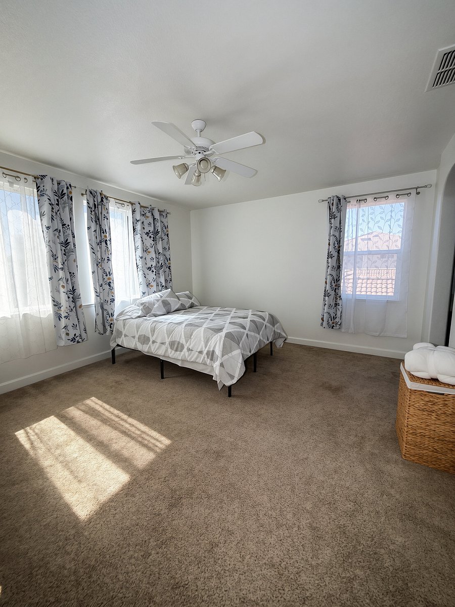 Spacious primary suite