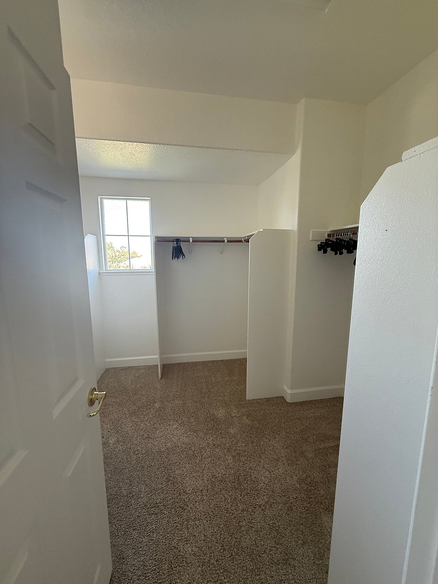 Primary suite walk-in closet