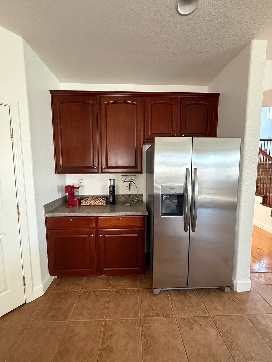 Coffee / Tea Bar and new refrigerator
