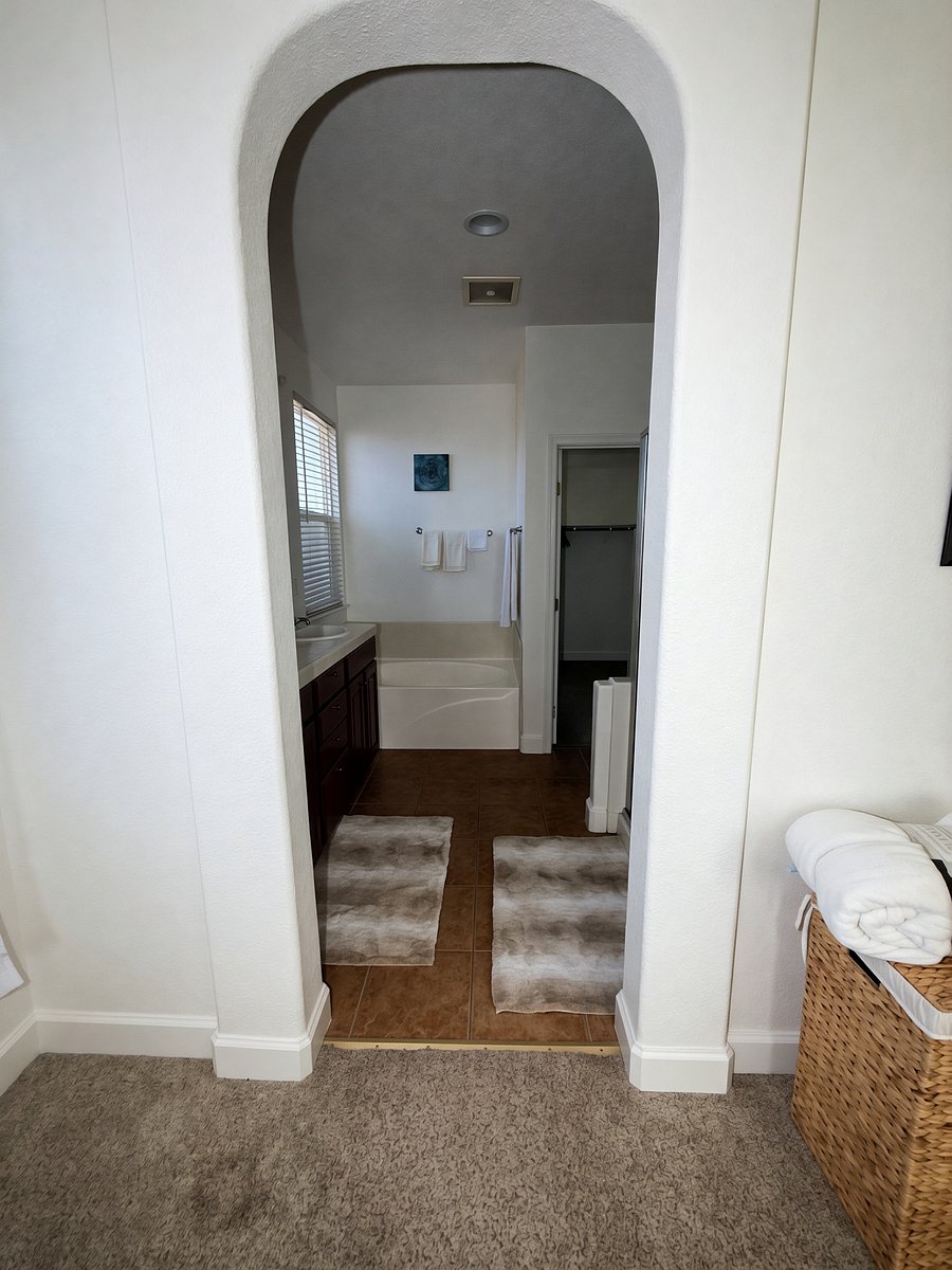 Primary suite bathroom entrance