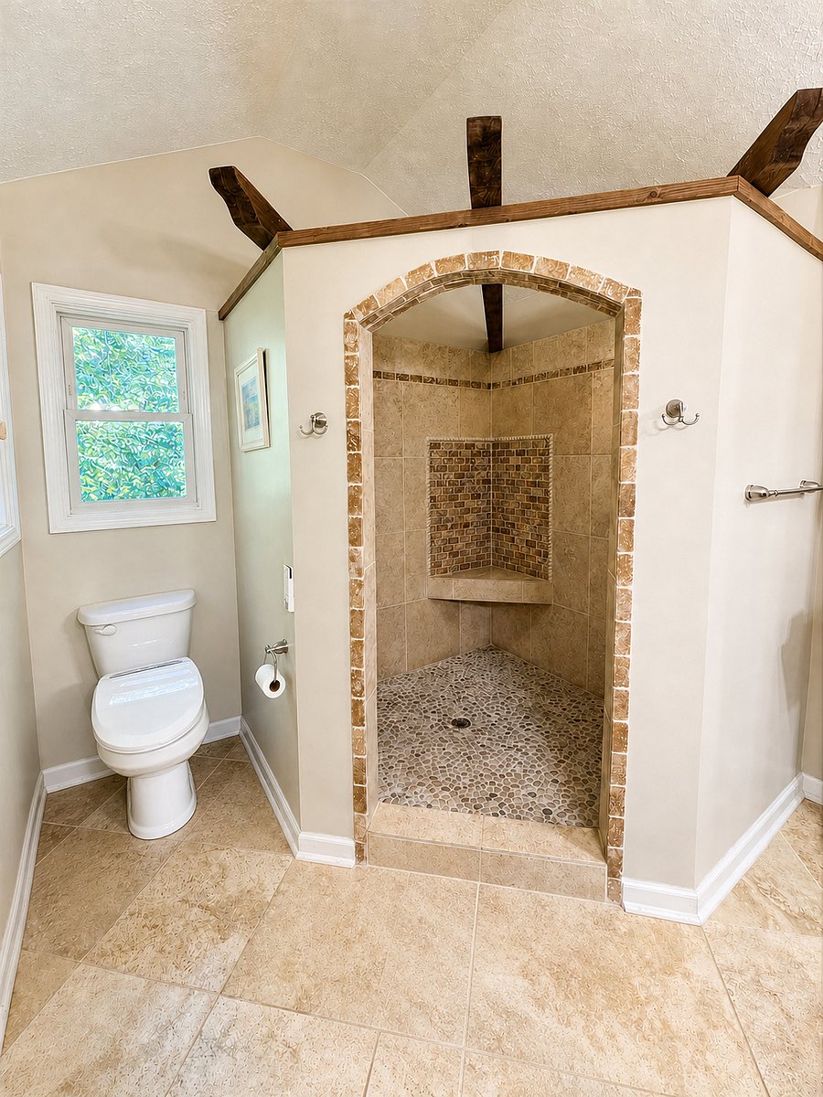 Master Bathroom - bidet toilet