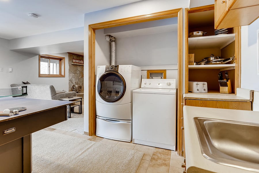 Laundry on the Lower Level