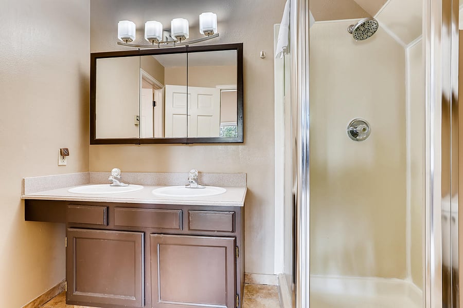 Full Bathroom with walk-in Shower