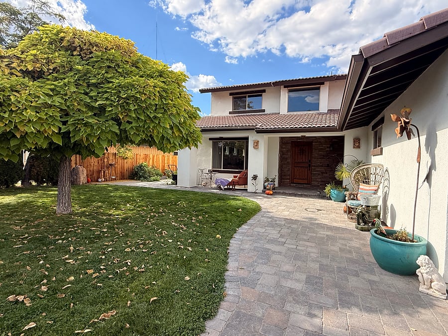 Front paver patio