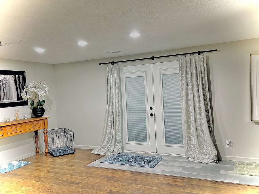 Lower area breezeway and separate entrance