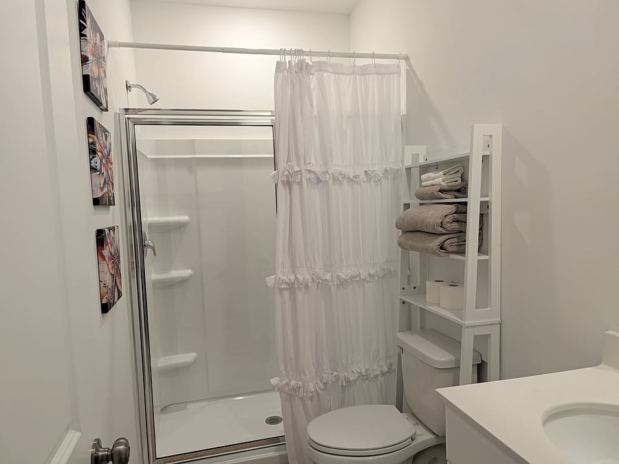Private bathroom with walk in shower