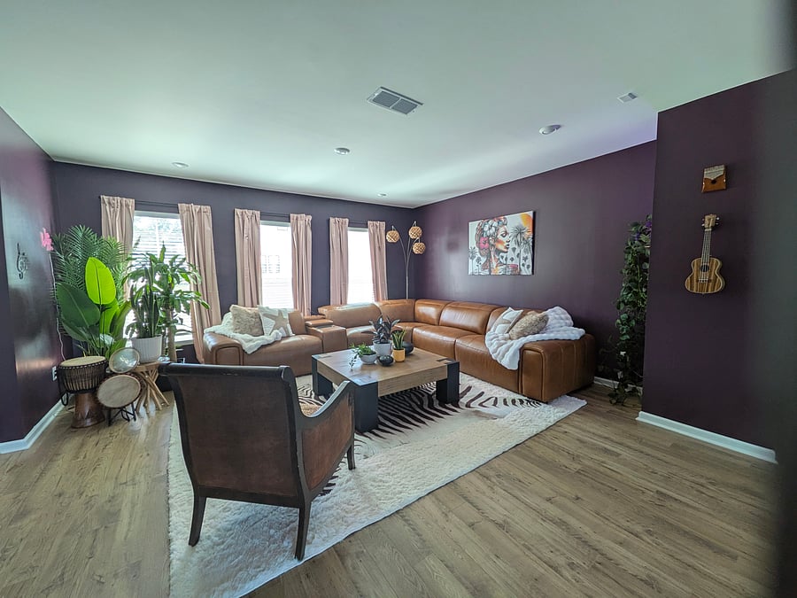 living room on second floor