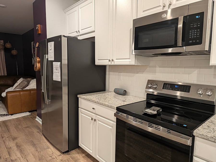 closeup of kitchen.