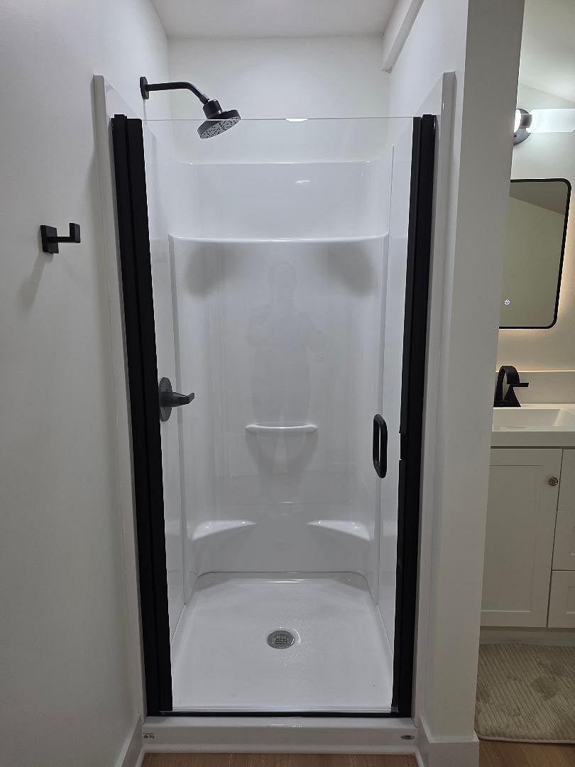 Your shower is larger than it looks!