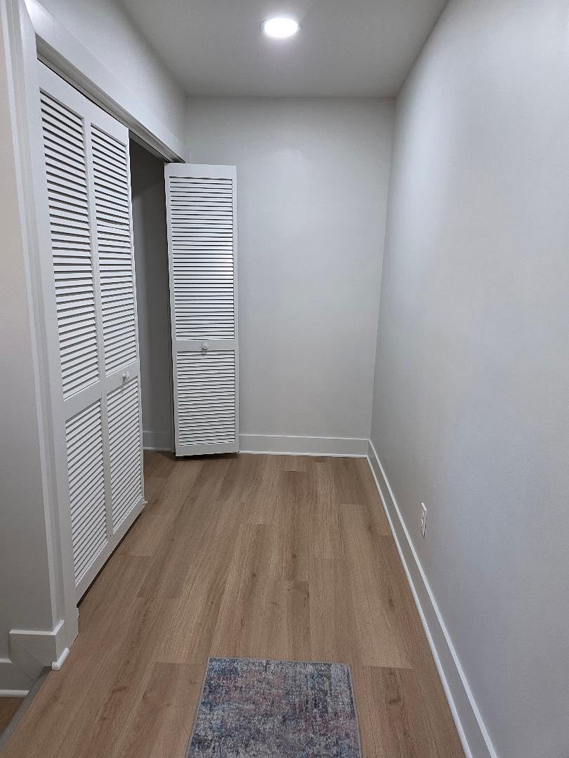 The laundry area is off the kitchen and next to the mudroom area to the back yard.
