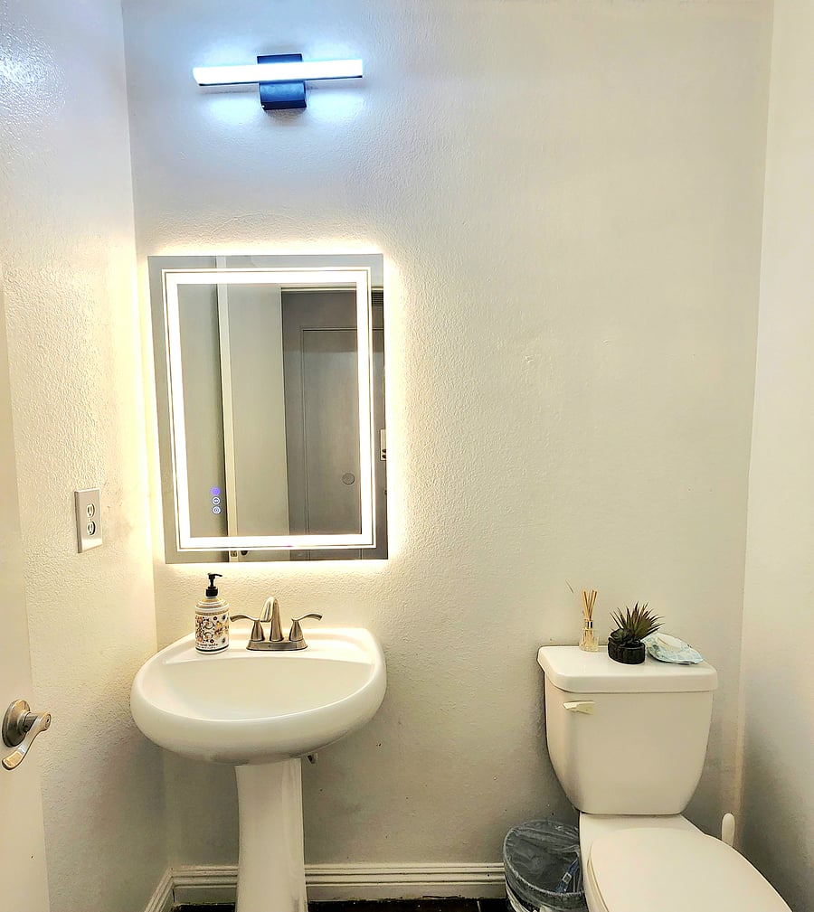 Guest Half Bath on the main floor.