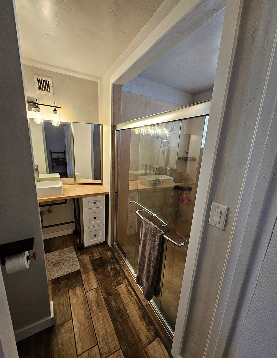 Ensuite bathroom for primary bedroom