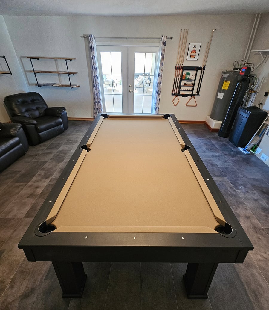 Billiards room.