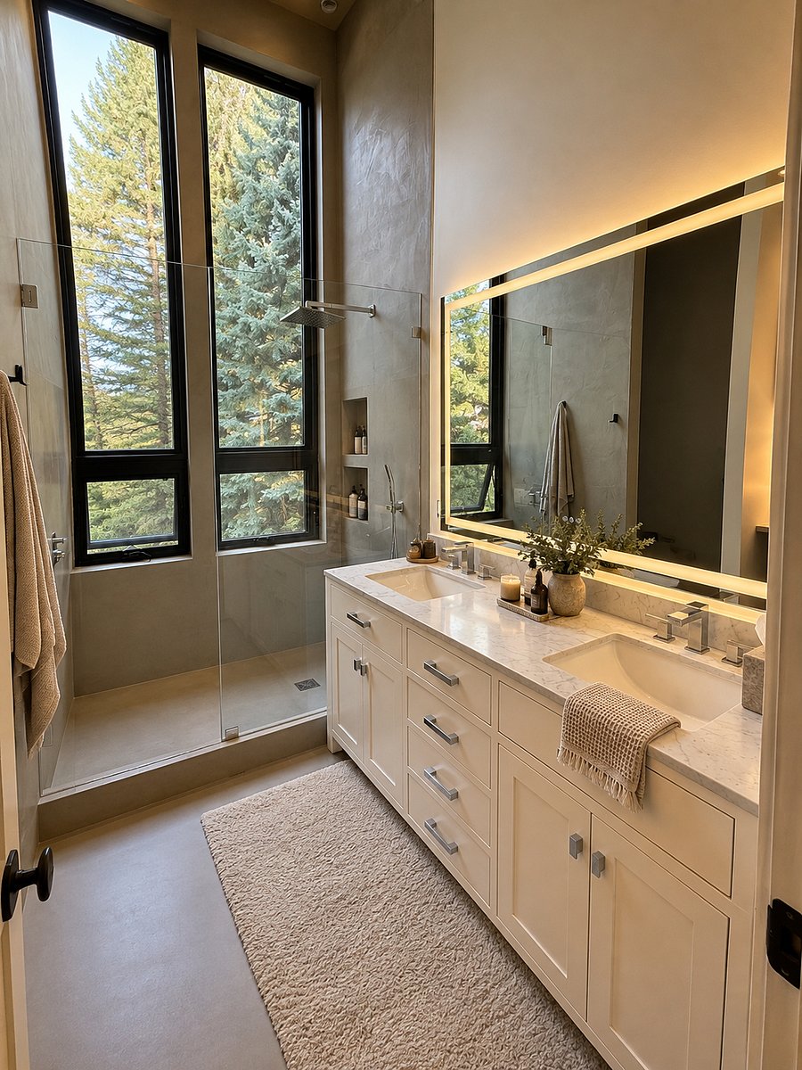 Upstairs Master Bathroom