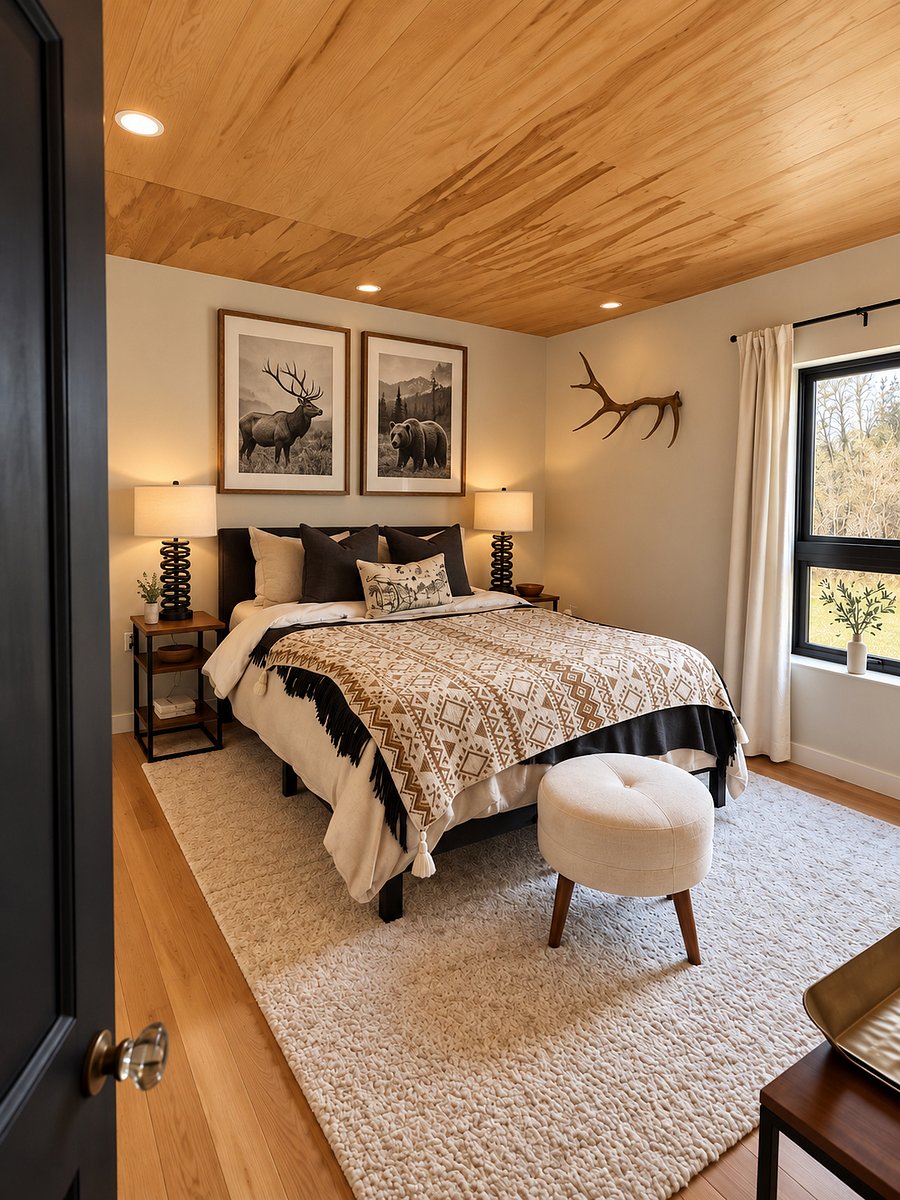 Guest Room - Downstairs (AI Rendered)