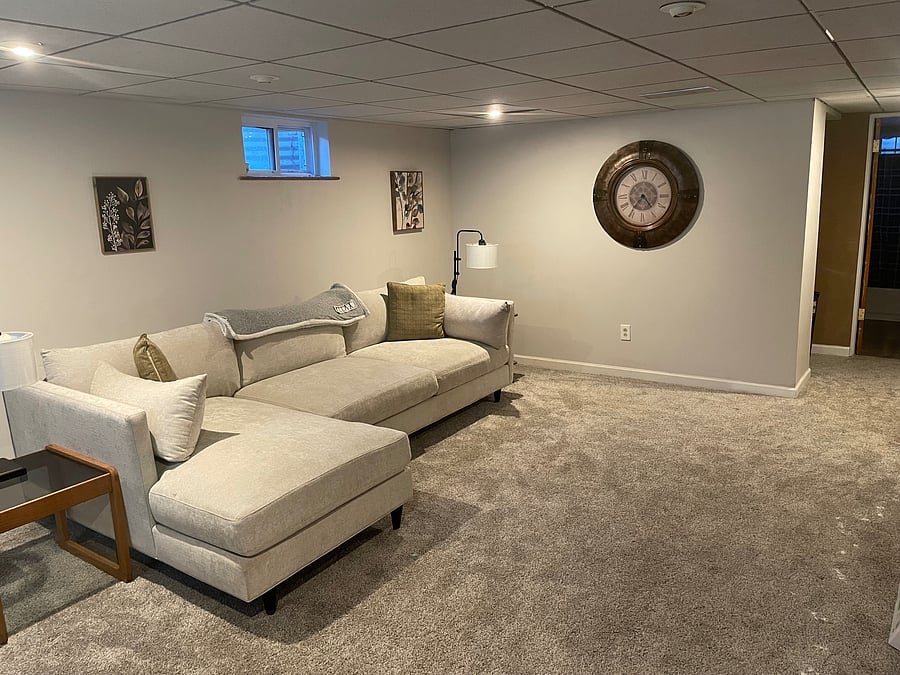 Basement family room