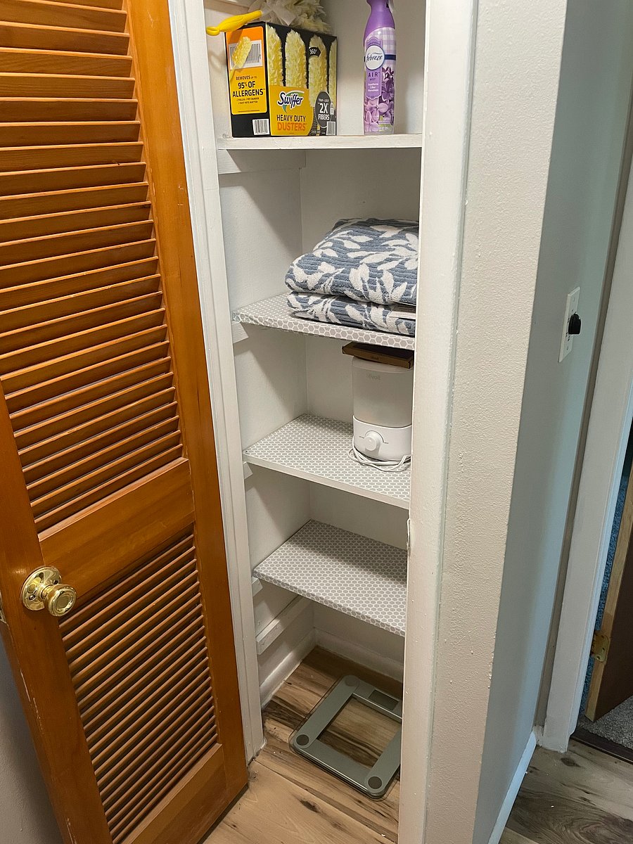 Main floor linen closet