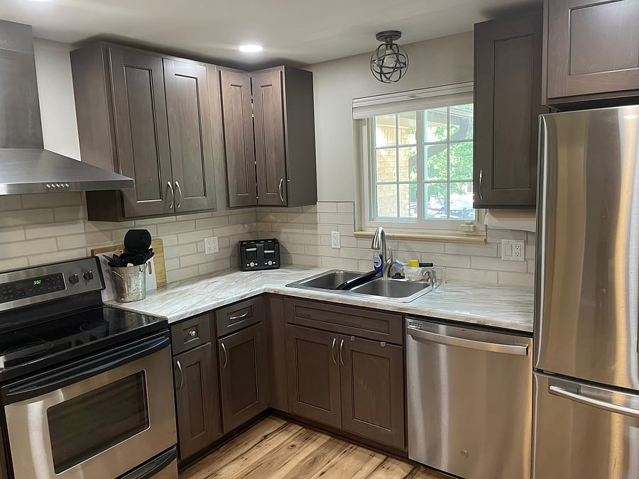 Fully stocked kitchen