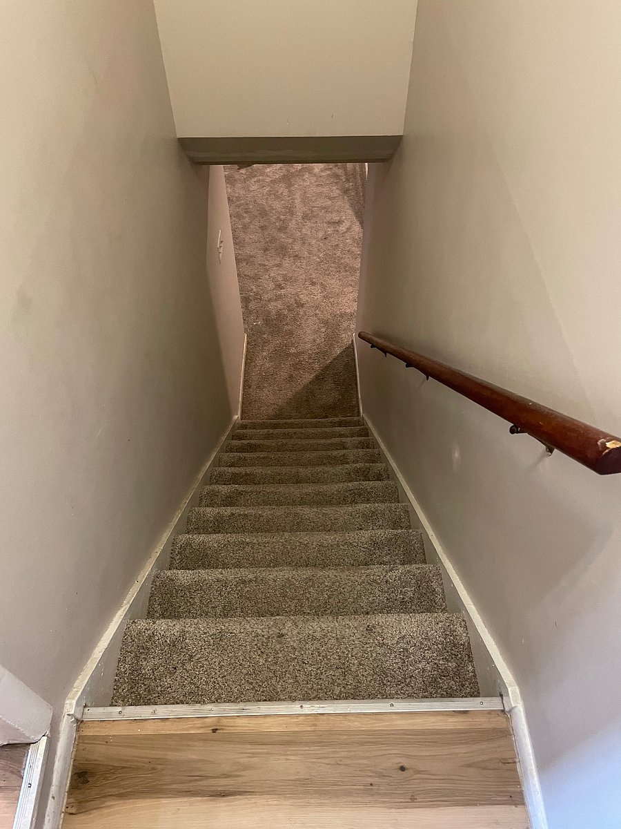 Stairs to finished basement
