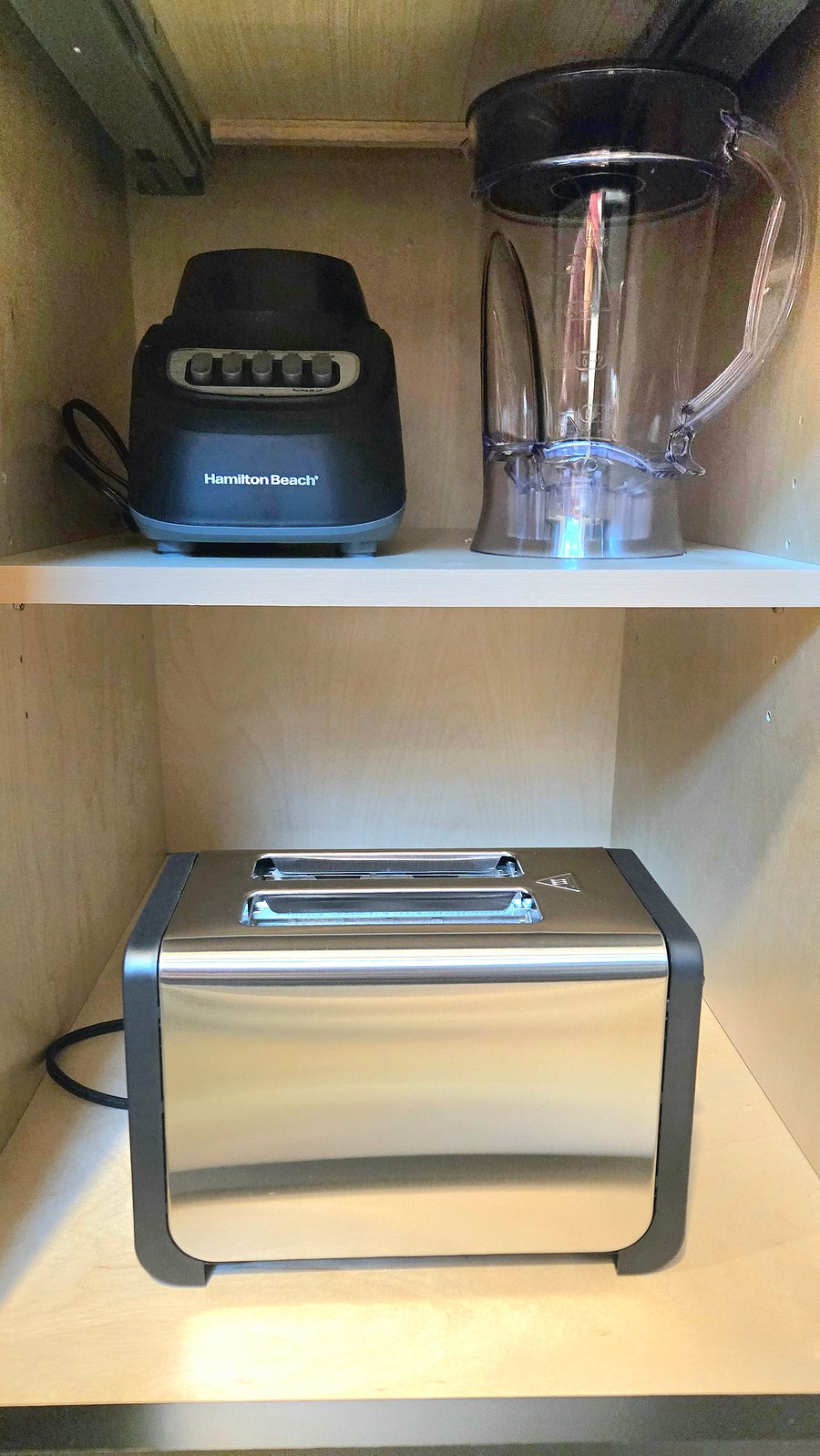 Toaster and blender