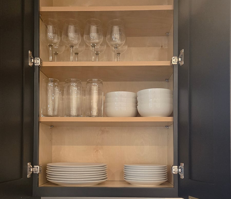 Dinner ware and glass ware for 8 people