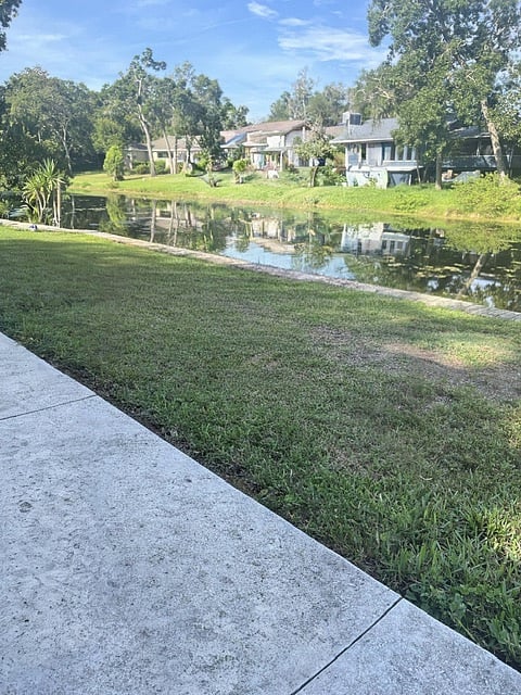 View of the Canal at the backside of the home