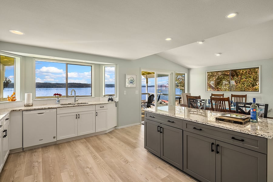 Kitchen and dining room