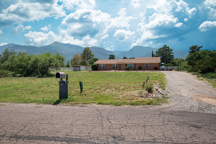 Spacious rural property with open grounds and beautiful Huachuca Mountain views, offering a peaceful setting for longer stays.