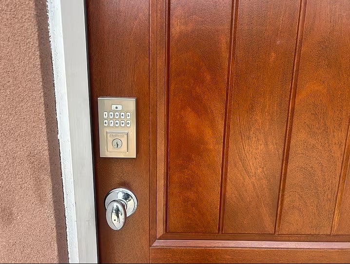 Key pad for door entry