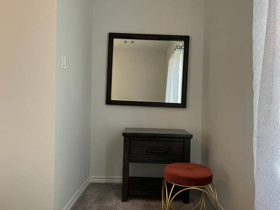 Mirror and dresser