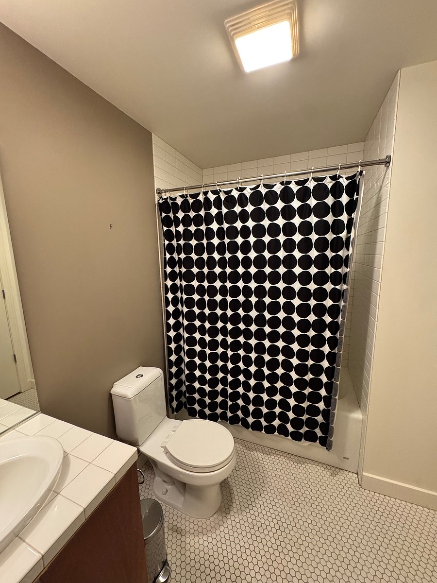 New Marimekko shower curtain.