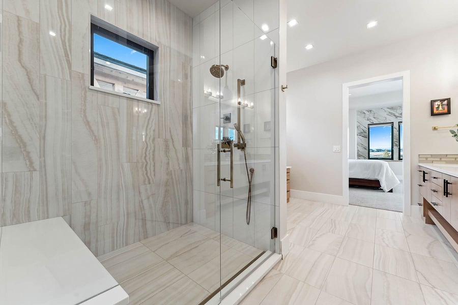 Primary bathroom.