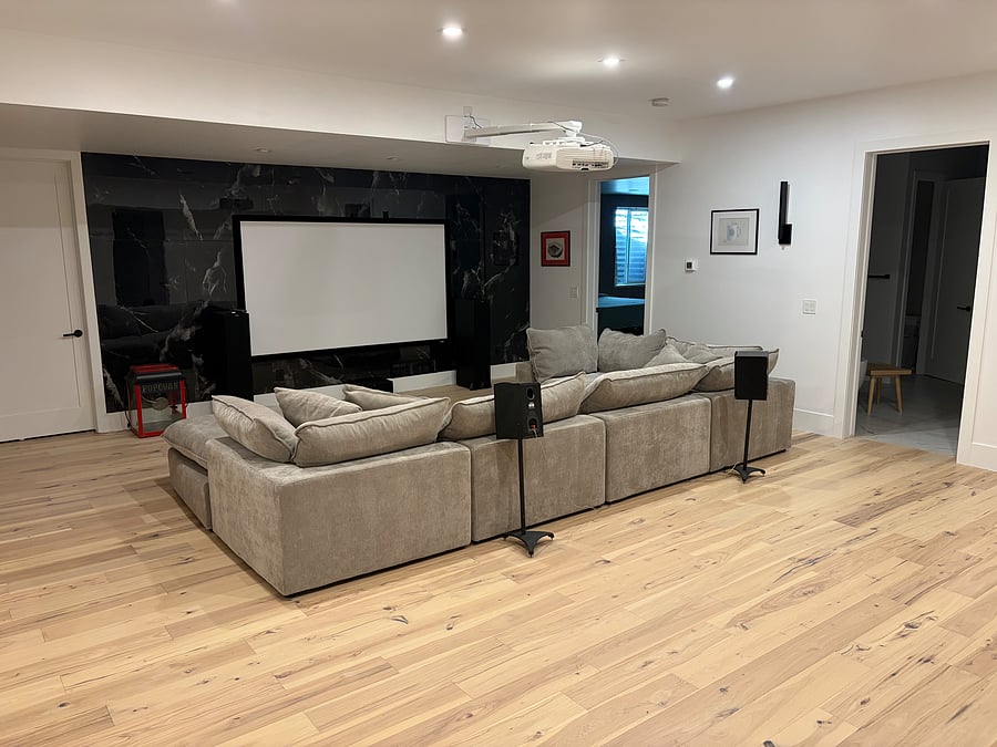 Basement main room.