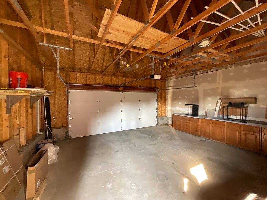 Two car detached garage