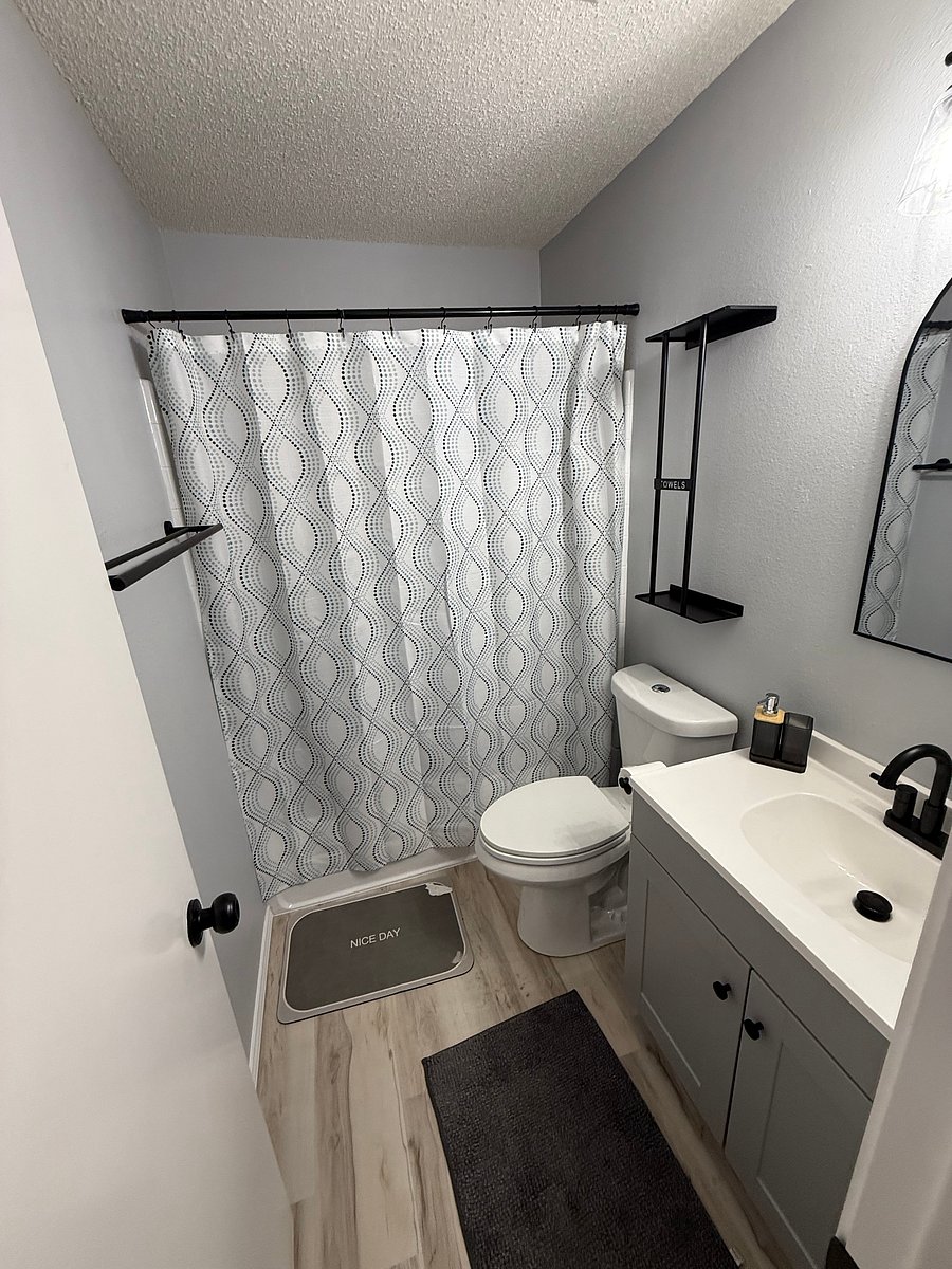 Hallway bathroom