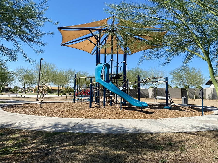 One of several children's play areas.