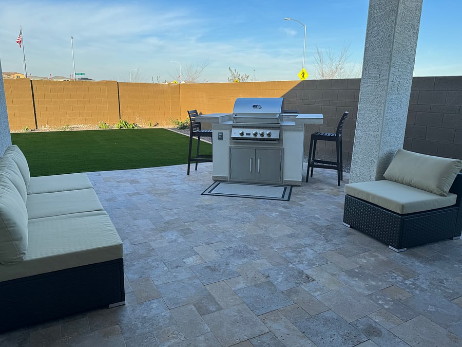 Second view of back yard