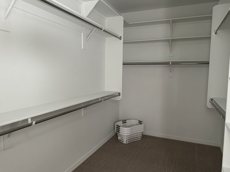 Primary closet--